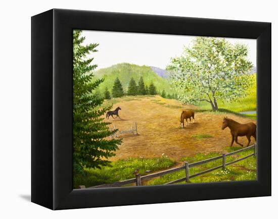 Horses section 6-Kevin Dodds-Framed Premier Image Canvas