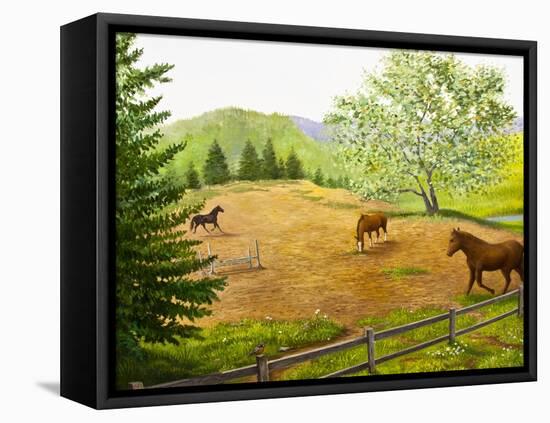 Horses section 6-Kevin Dodds-Framed Premier Image Canvas