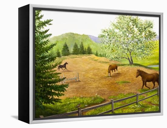 Horses section 6-Kevin Dodds-Framed Premier Image Canvas