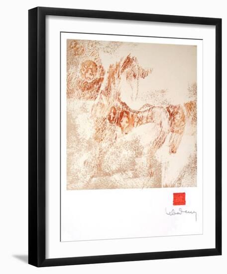 Horses Suite XI-Lebadang-Framed Serigraph