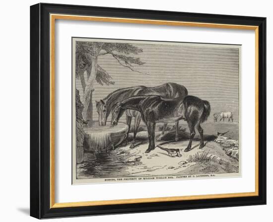 Horses, the Property of William Wigram, Esquire-Charles Landseer-Framed Giclee Print