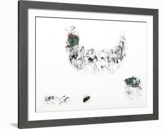 Horses - Variation 6 (Green and Blue)-Lebadang-Framed Collectable Print