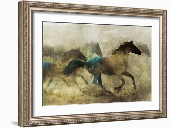 Horses, Wild and Free-Ken Roko-Framed Art Print