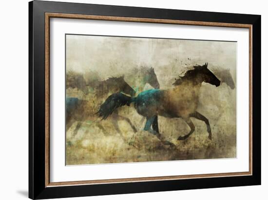 Horses, Wild and Free-Ken Roko-Framed Art Print