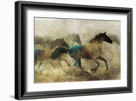 Horses, Wild and Free-Ken Roko-Framed Art Print