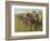 Horses with Jockeys, 1910-Edgar Degas-Framed Giclee Print