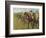 Horses with Jockeys, 1910-Edgar Degas-Framed Giclee Print