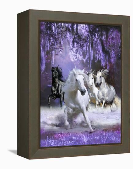 Horses-Bob Langrish-Framed Premier Image Canvas