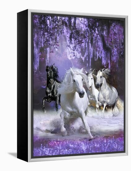 Horses-Bob Langrish-Framed Premier Image Canvas