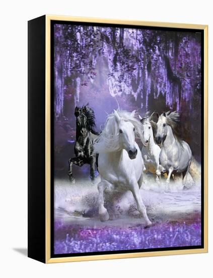 Horses-Bob Langrish-Framed Premier Image Canvas