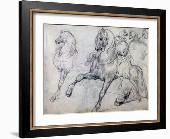 Horses-Théodore Géricault-Framed Giclee Print