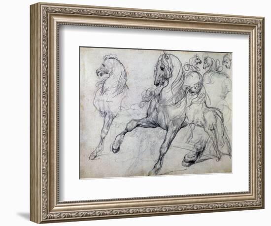 Horses-Théodore Géricault-Framed Giclee Print