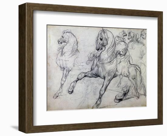 Horses-Théodore Géricault-Framed Giclee Print