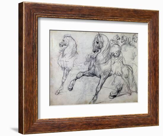 Horses-Théodore Géricault-Framed Giclee Print