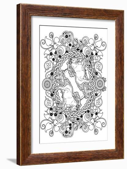 Horses-Art House Design-Framed Giclee Print