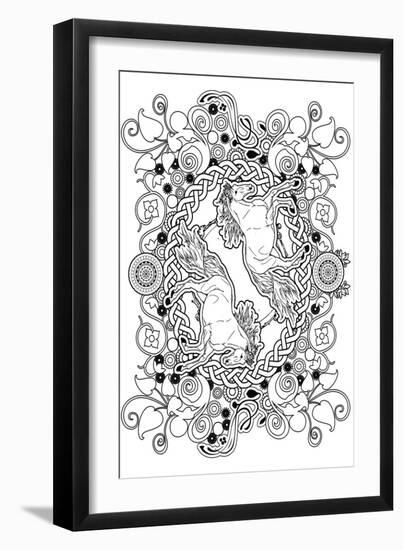 Horses-Art House Design-Framed Giclee Print