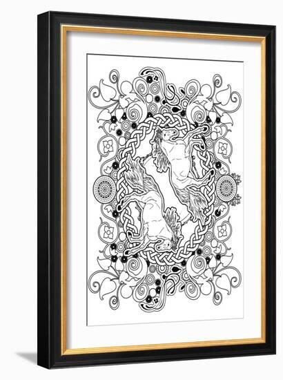 Horses-Art House Design-Framed Giclee Print