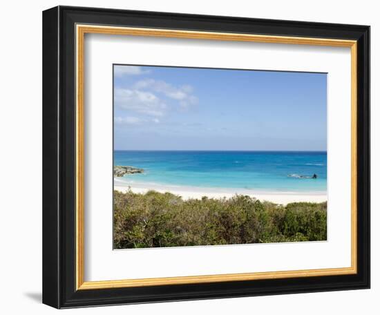 Horseshoe Bay Beach, Bermuda, Central America-Michael DeFreitas-Framed Photographic Print