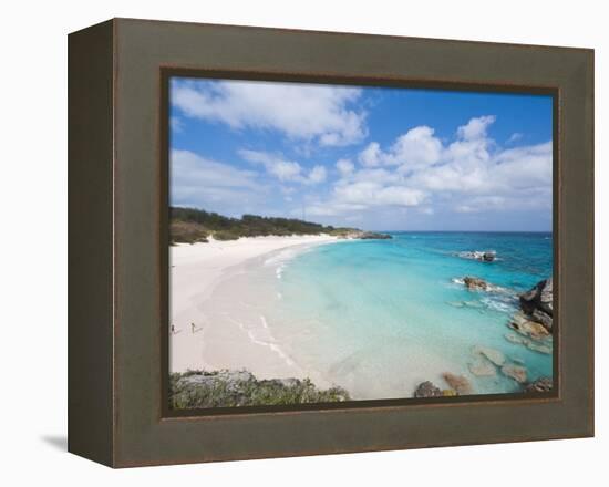 Horseshoe Bay Beach, Bermuda, Central America-Michael DeFreitas-Framed Premier Image Canvas