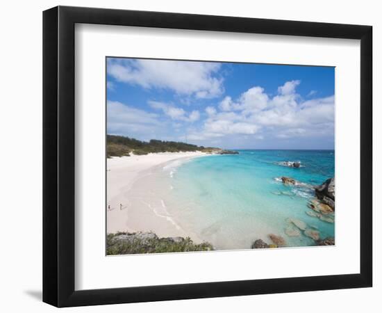 Horseshoe Bay Beach, Bermuda, Central America-Michael DeFreitas-Framed Photographic Print