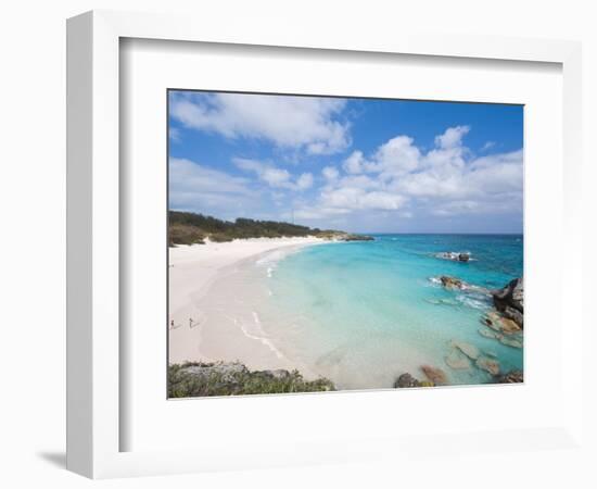 Horseshoe Bay Beach, Bermuda, Central America-Michael DeFreitas-Framed Photographic Print