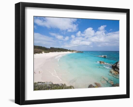 Horseshoe Bay Beach, Bermuda, Central America-Michael DeFreitas-Framed Photographic Print