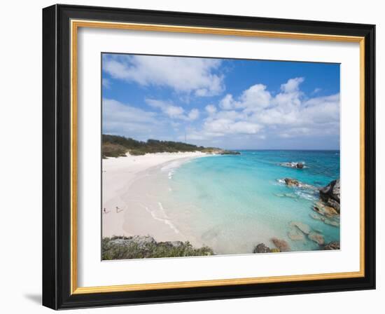 Horseshoe Bay Beach, Bermuda, Central America-Michael DeFreitas-Framed Photographic Print