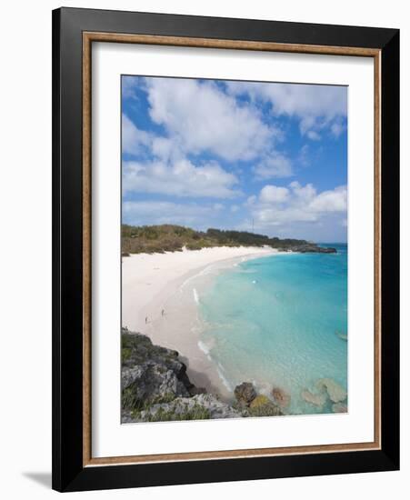 Horseshoe Bay Beach, Bermuda, Central America-Michael DeFreitas-Framed Photographic Print