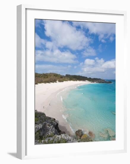 Horseshoe Bay Beach, Bermuda, Central America-Michael DeFreitas-Framed Photographic Print