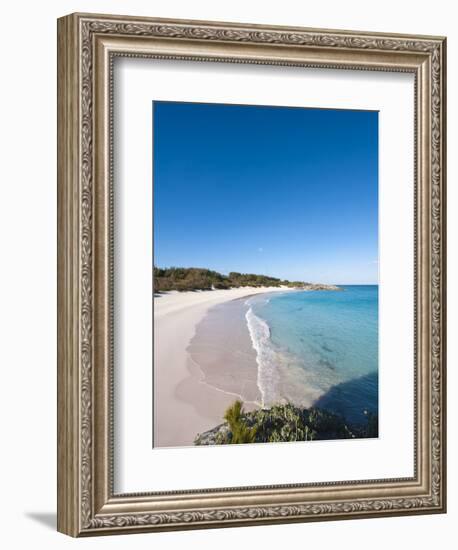 Horseshoe Bay Beach, Bermuda, Central America-Michael DeFreitas-Framed Photographic Print