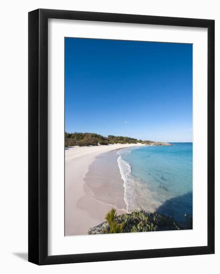 Horseshoe Bay Beach, Bermuda, Central America-Michael DeFreitas-Framed Photographic Print