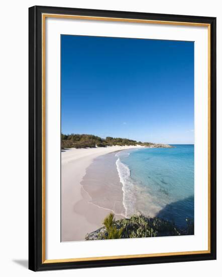 Horseshoe Bay Beach, Bermuda, Central America-Michael DeFreitas-Framed Photographic Print