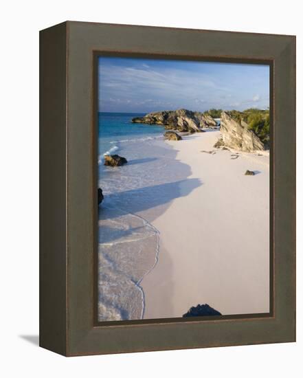 Horseshoe Bay, South Coast Beaches, Southampton Parish, Bermuda-Gavin Hellier-Framed Premier Image Canvas