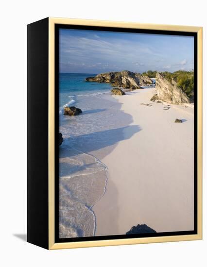 Horseshoe Bay, South Coast Beaches, Southampton Parish, Bermuda-Gavin Hellier-Framed Premier Image Canvas