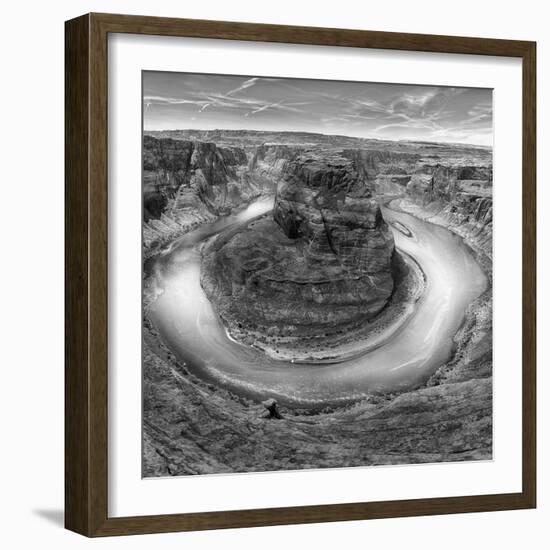 Horseshoe Bend BW 2 of 3-Moises Levy-Framed Photographic Print