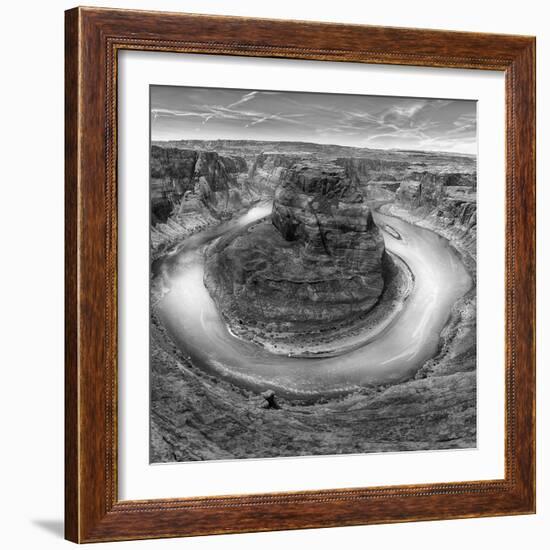 Horseshoe Bend BW 2 of 3-Moises Levy-Framed Photographic Print