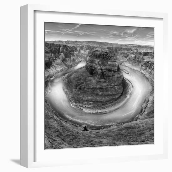 Horseshoe Bend BW 2 of 3-Moises Levy-Framed Photographic Print