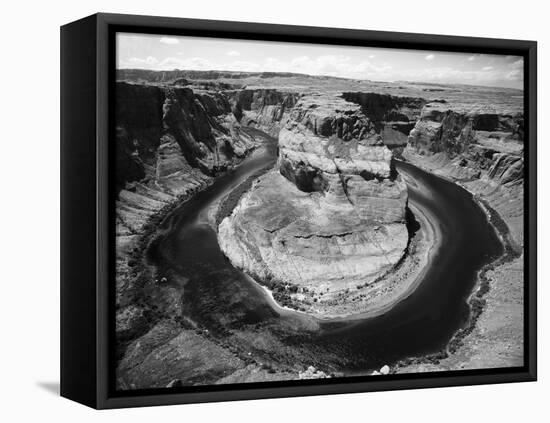 Horseshoe Bend, Colorado River, Glen Canyon National Recreation Area, Arizona, USA-Adam Jones-Framed Premier Image Canvas