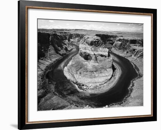 Horseshoe Bend, Colorado River, Glen Canyon National Recreation Area, Arizona, USA-Adam Jones-Framed Photographic Print