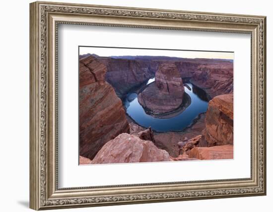 Horseshoe Bend in the Colorado River, Near Page, Arizona, USA, February 2015-Juan Carlos Munoz-Framed Photographic Print