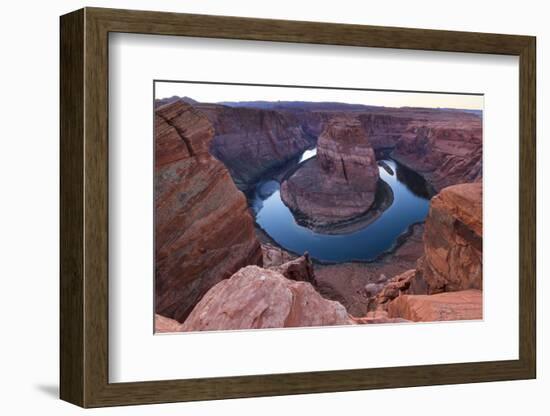Horseshoe Bend in the Colorado River, Near Page, Arizona, USA, February 2015-Juan Carlos Munoz-Framed Photographic Print