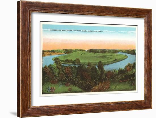 Horseshoe Bend, Knoxville, Tennessee-null-Framed Art Print