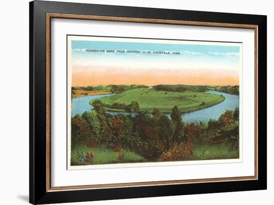 Horseshoe Bend, Knoxville, Tennessee-null-Framed Art Print