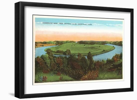 Horseshoe Bend, Knoxville, Tennessee-null-Framed Art Print