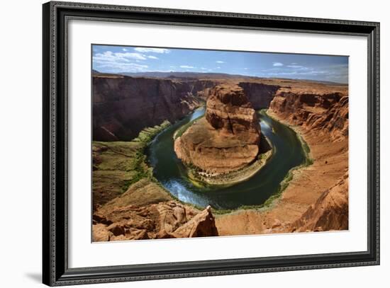 Horseshoe Bend, Marble Canyon, Colorado River, Arizona, USA-Charles Gurche-Framed Photographic Print