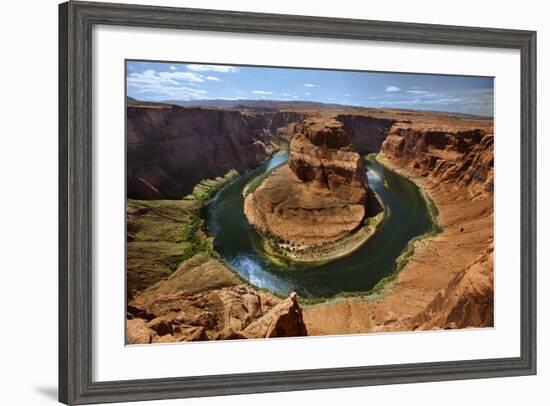 Horseshoe Bend, Marble Canyon, Colorado River, Arizona, USA-Charles Gurche-Framed Photographic Print