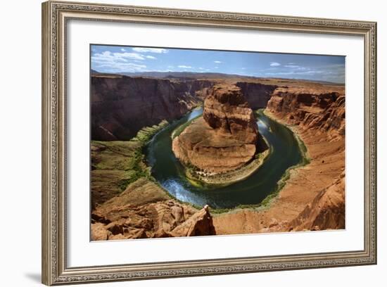 Horseshoe Bend, Marble Canyon, Colorado River, Arizona, USA-Charles Gurche-Framed Photographic Print