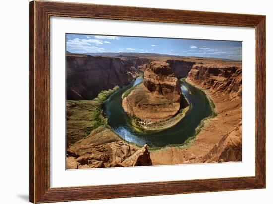 Horseshoe Bend, Marble Canyon, Colorado River, Arizona, USA-Charles Gurche-Framed Photographic Print