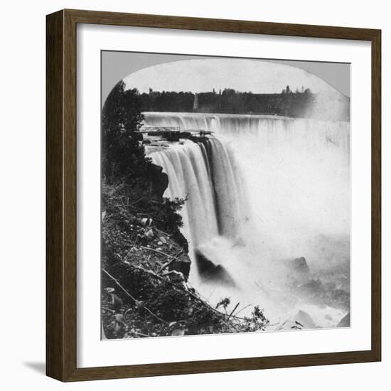 Horseshoe Falls as Seen from Goat Island, Niagara Falls, Early 20th Century-George Barker-Framed Photographic Print