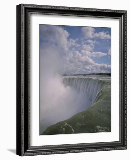 Horseshoe Falls from Table Rock, Niagara Falls, Niagara, Ontario, Canada, North America-Geoff Renner-Framed Photographic Print